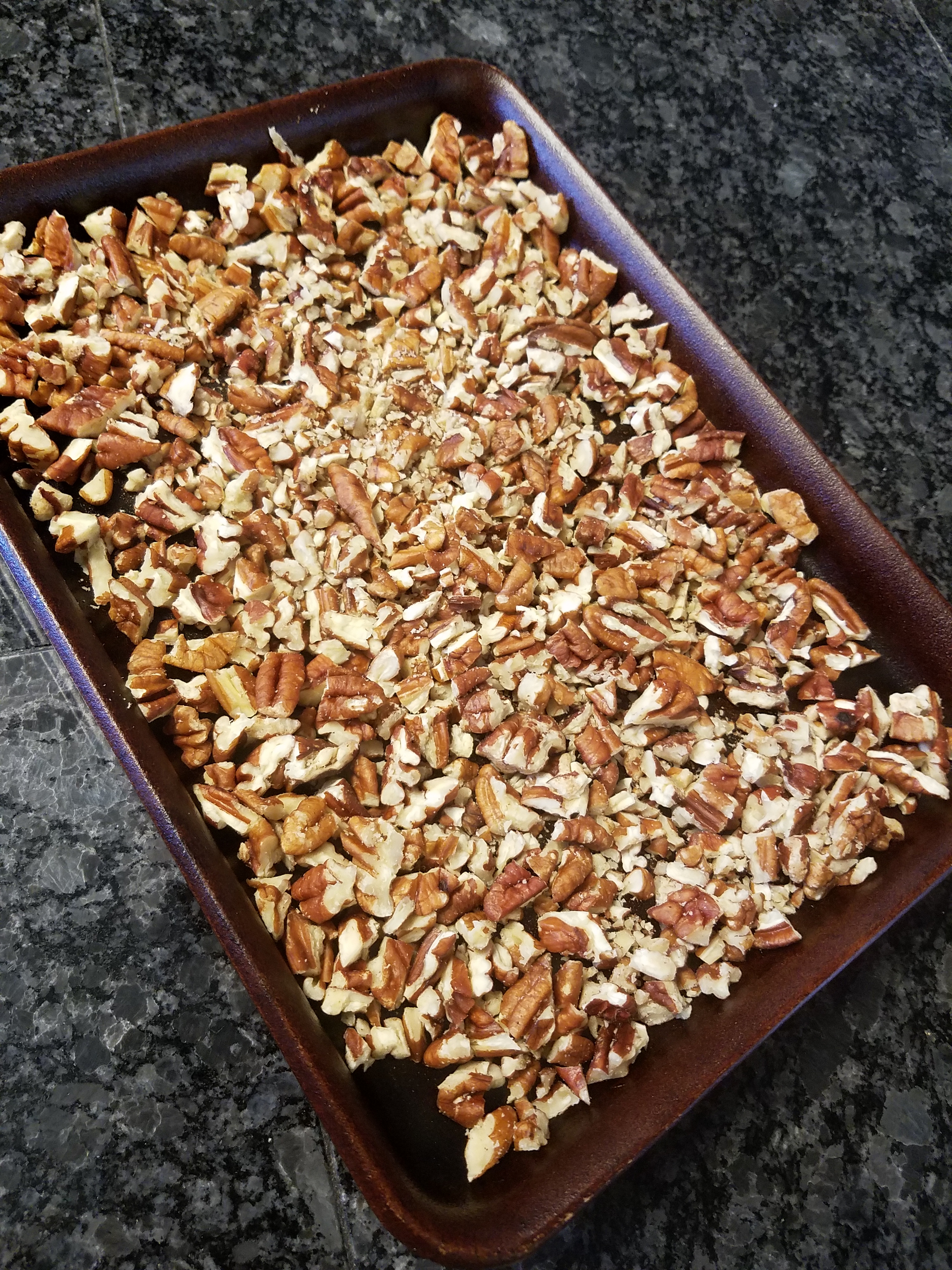 Apple Cake toasted pecans